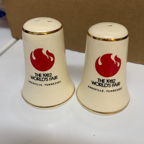 Unbranded Kitchen Vintage Worlds Fair Knoxville Tn Salt Pepper